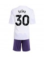 Otroški Nogometna dresi replika Manchester United Benjamin Sesko #30 Gostujoči 2025-26 Kratek rokav (+ hlače)
